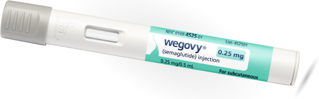 Wegovy 0.25 mg injection pen